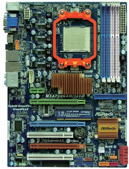 CeBIT 2009: Asrock 790GX yonga setli ve DDR3 destekli anakartı üzerinde duracak