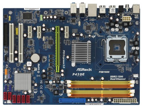 Asrock'dan P43 yonga setli yeni anakart; P43DE