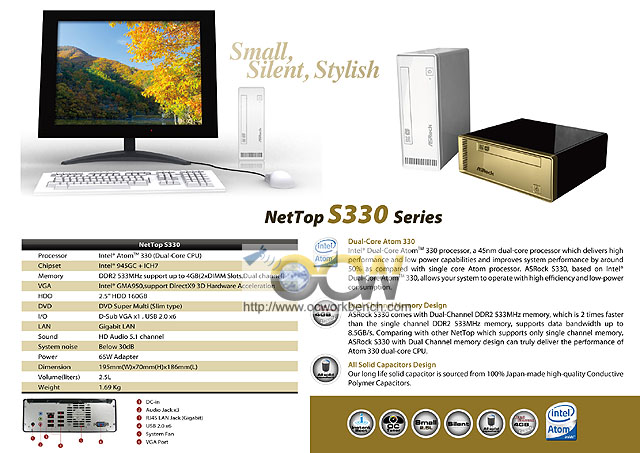 Asrock nettop pazarına giriyor! İşte firmanın ilk modeli NetTop S330