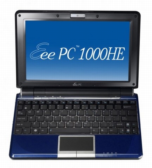 Asus Eee PC 1000HE modelini kullanıma sunuyor