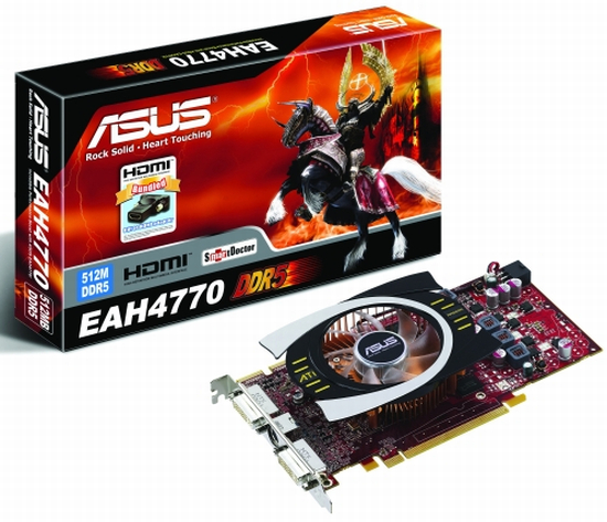 Hız aşırtmalı ilk Radeon HD 4770 modelini Asus duyurdu