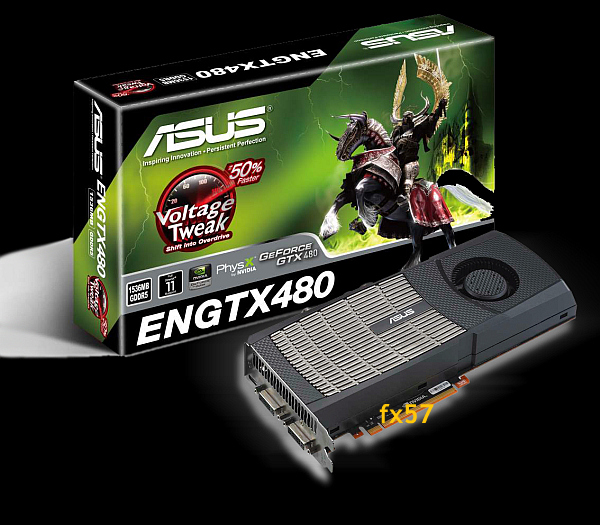 Asus'un GeForce GTX 480 modeli de ortaya çıktı