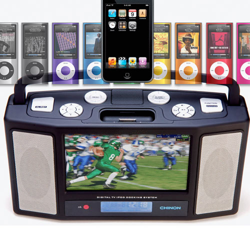 Chinon'dan LCD ekranlı iPod ses sistemi: Avi