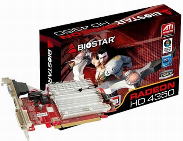 Biostar düşük profilli Radeon HD 4350 modelini duyurdu