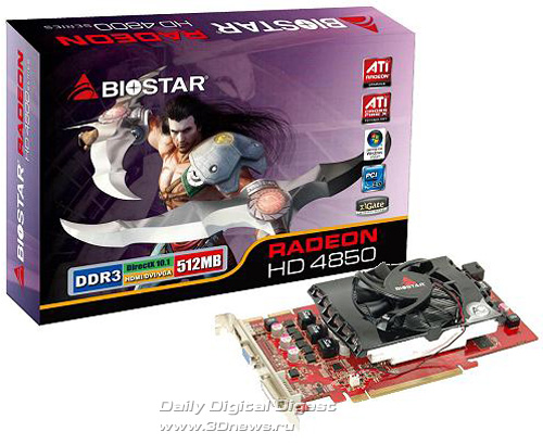 Biostar özel tasarımlı Radeon HD 4850 modelini duyurdu