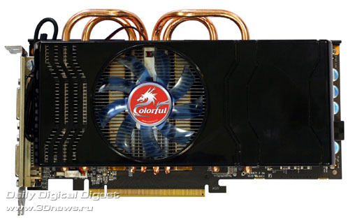 Colorful özel tasarımlı GeForce GTS 250 modelini gösterdi