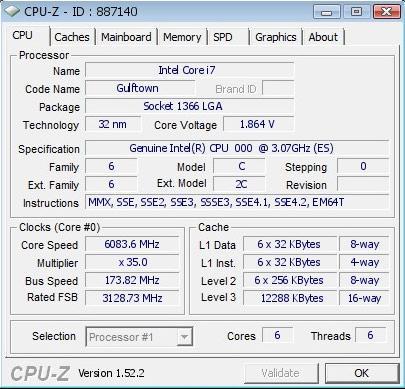 6 çekirdekli Core i7 980X Extmreme Edition, 6GHz bariyerini geçti
