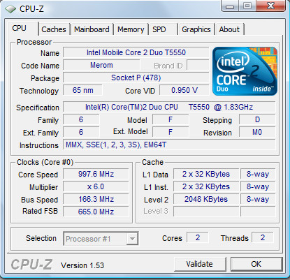 CPU-Z v1.53 kullanıma sunuldu