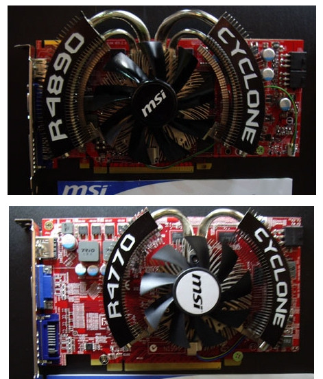 MSI, Cyclone serisi Radeon HD 4890 ve HD 4770 modellerini sergiliyor
