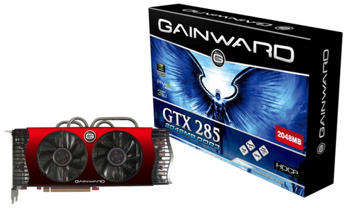 Gainward 2GB GDDR3 bellekli GeForce GTX 285 modelini duyurdu