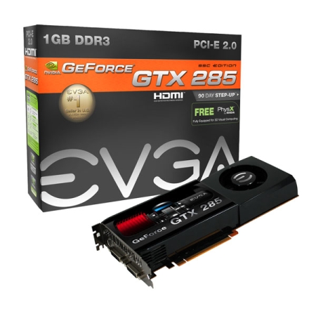EVGA, GeForce GTX 285 SSC modelini kullanıma sunuyor