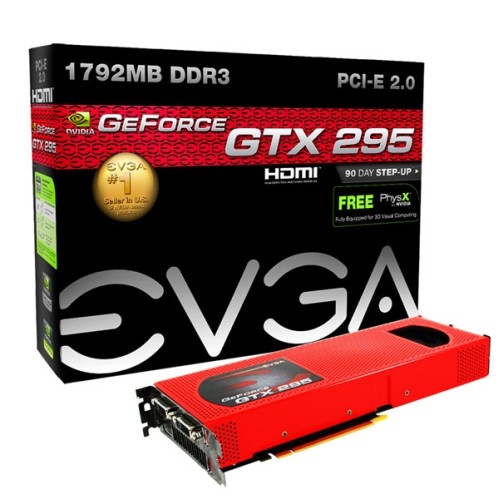 EVGA, GeForce GTX 295 Red Edition modelini satışa sundu