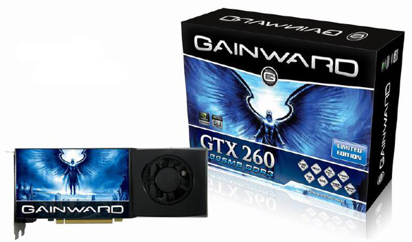 Gainward GeForce GTX 260 Limited Edition modelini gösterdi