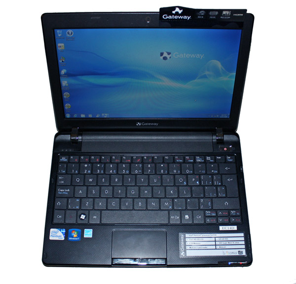 HD video oynatabilen, optik sürücülü netbook: Gateway EC14D 