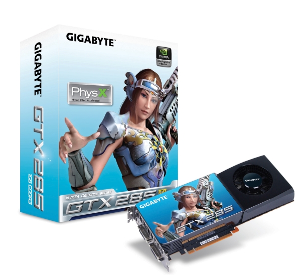 Gigabyte GeForce GTX 285 ve GeForce GTX 295 modellerini duyurdu
