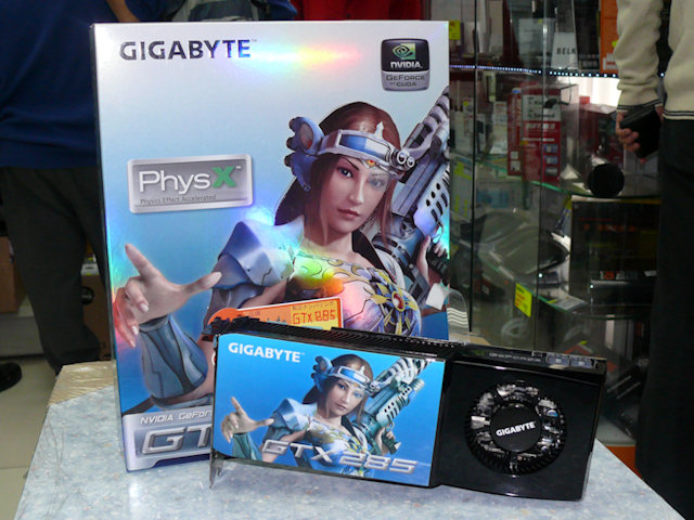Gigabyte'ın GeForce GTX 285 modeli satışa sunuldu