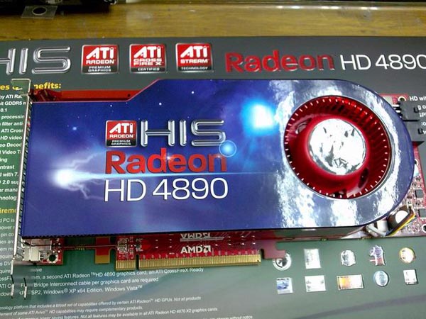 HIS'in Radeon HD 4890 modeli göründü