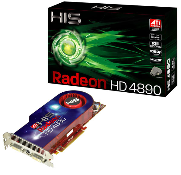 HIS, Radeon HD 4890 modelini duyurdu