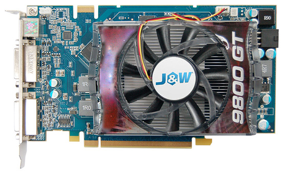 J&W firması GeForce 9800GT tabanlı yeni ekran kartını kullanıma sunuyor