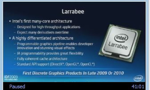 Intel'in Larrabee tabanlı ekran kartı yıl sonu veya 2010 başında geliyor