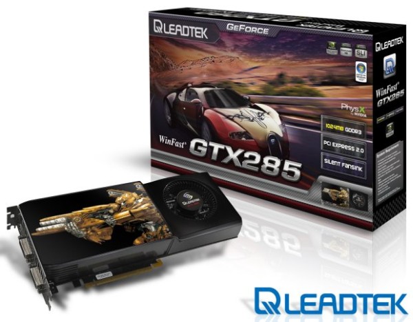 Leadtek GeForce GTX 285 modelini gösterdi