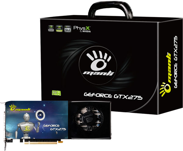Manli, GeForce GTX 275 modelini duyurdu