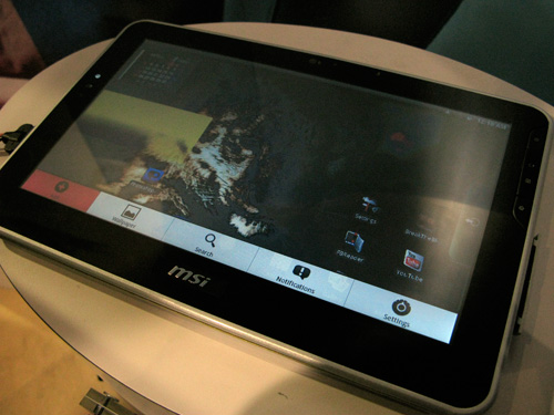 MSI'dan Tegra 2 tabanlı tablet, çift ekranlı mini bilgisayar ve fazlası