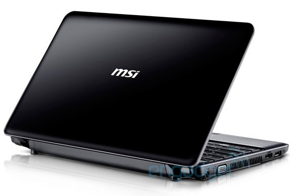 MSI Wind NB U200 Dizüstü Bilgisayarı Tanıttı