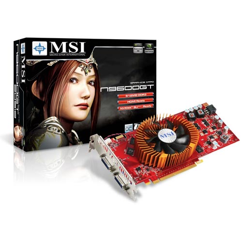 MSI özelleştirilmiş detaylara sahip iki yeni GeForce 9600GT hazırladı