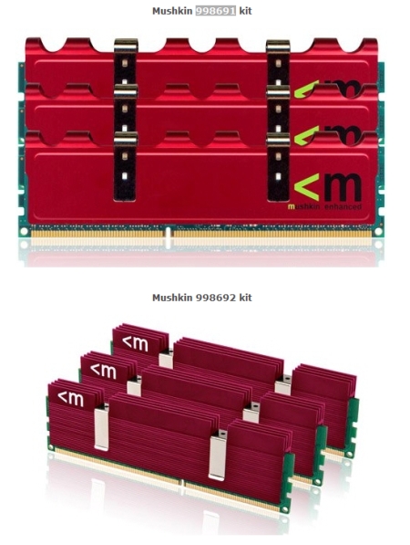 Mushkin, Redline serisi iki yeni DDR3 bellek kiti hazırladı