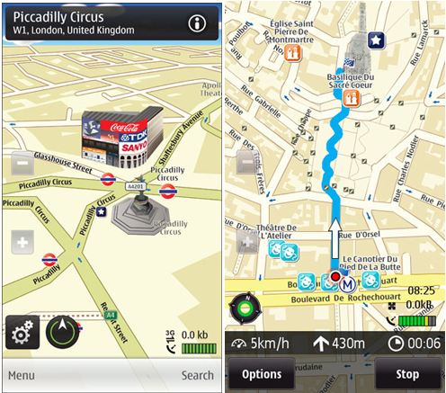 Nokia, Ovi Maps'de artık ücretsiz adım adım navigasyon desteği sunuyor