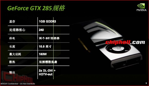 Nvidia: GeForce GTX 285, GTX 280'den %10 daha hızlı
