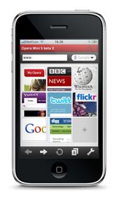iPhone OS için Opera Mini, önümüzdeki hafta gün yüzüne çıkıyor