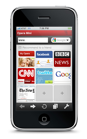 Opera, Opera Mini'nin AppStore başvurusunu yaptı. Artık top Apple'da