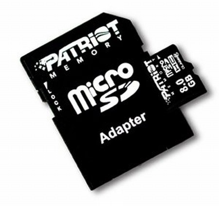 Patriot, cep telefonları için 16GB'lık microSDHC bellek kartı hazırladı
