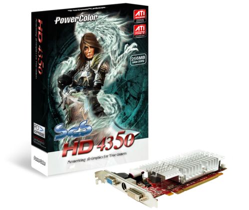 PowerColor iki yeni Radeon HD 4350 modeli hazırladı