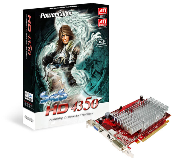 PowerColor pasif soğutmalı Radeon HD 4350 modelini tanıttı