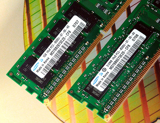 Samsung, DDR3 bellekler için agresif fiyatlandırmaya başladı