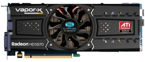 Sapphire Radeon HD 5870 Vapor-X görüntülendi
