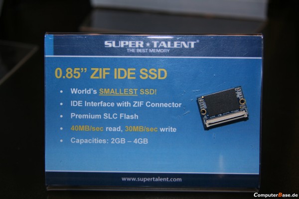 SSD'ler gelişiyor: Super Talent dünyanın en küçük SSD'sini duyurdu