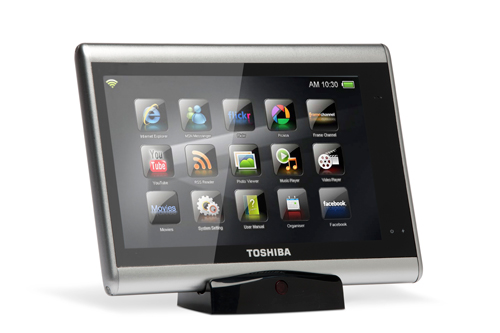 Toshiba, 'home' tabletlerini 2010-2011 yıllarında satışa sunacak