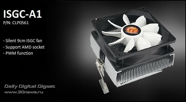 Thermaltake'den AMD işlemciler için yeni soğutucu; ISGC-A1