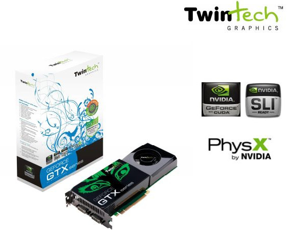 Twintech, GeForce GTX 275 tabanlı yeni ekran kartlarını gösterdi