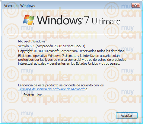 Windows 7 Hizmet Paketi 1'den ekran görüntüleri