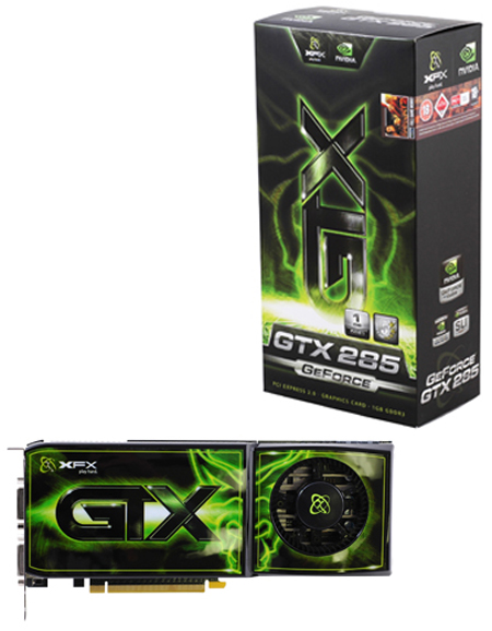 XFX GeForce GTX 285 tabanlı yeni ekran kartını gösterdi