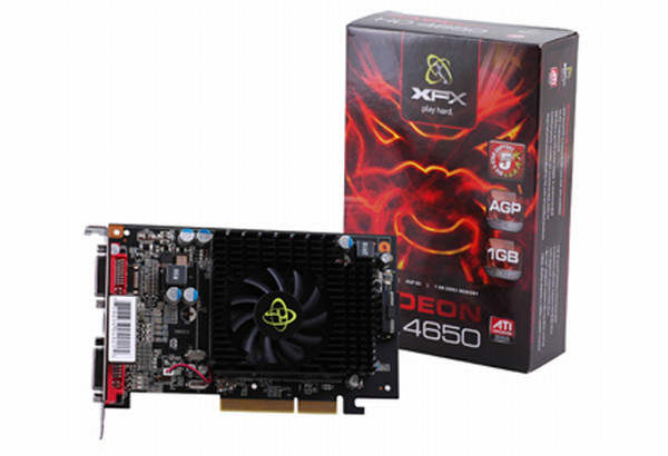 XFX Radeon HD 4650 AGP modelini kullanıma sunuyor