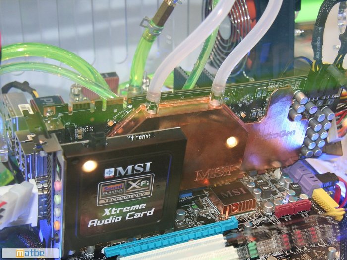 Computex 2008: MSI'dan su soğutmalı GeForce 9800GTX HydroGen