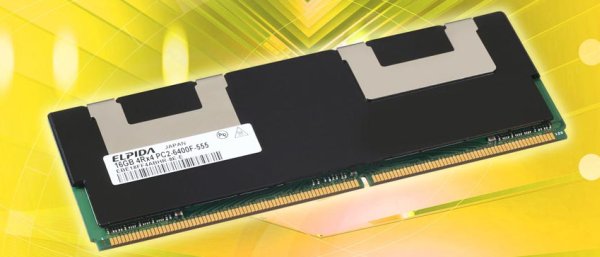 Elpida dünyanın en yüksek kapasiteli DDR2 FB-DIMM modüllerini duyurdu