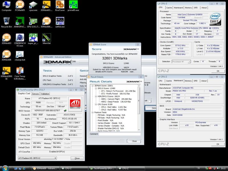 ATi Radeon HD 3870 X2'den yeni 3DMark 06 dünya rekoru