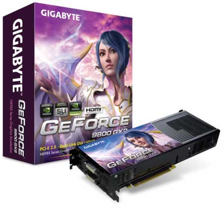 Gigabyte GeForce 9800GX2 anons edildi